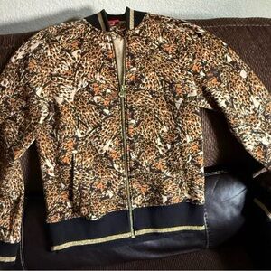 Puma Animal Print Bomber Jacket